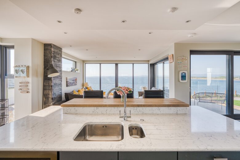 Oceanfront Cliff House with a Tennis Court - Rossnowlagh, Ireland