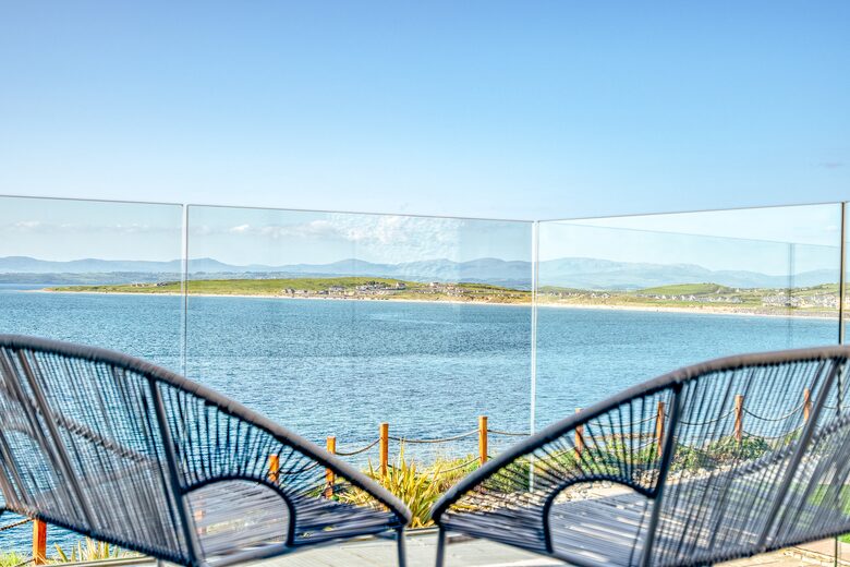 Oceanfront Cliff House with a Tennis Court - Rossnowlagh, Ireland