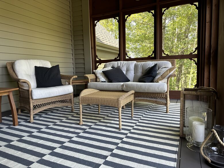 Porch with majestic view of Mont Tremblant