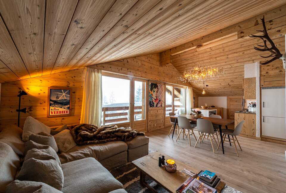 Penthouse Alpine Chalet - Verbier, Switzerland