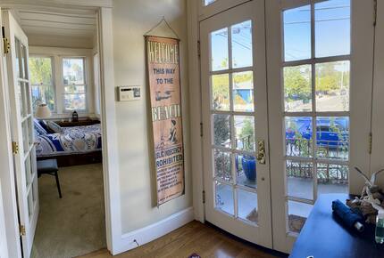 Front entry and twin room