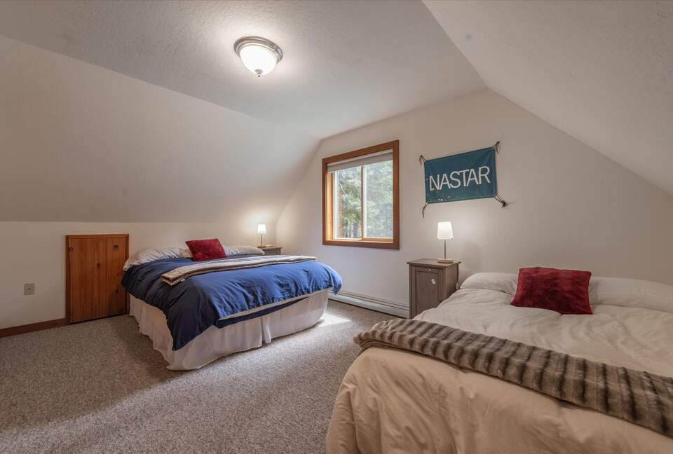 Bedroom with views of Tahoe National Forest