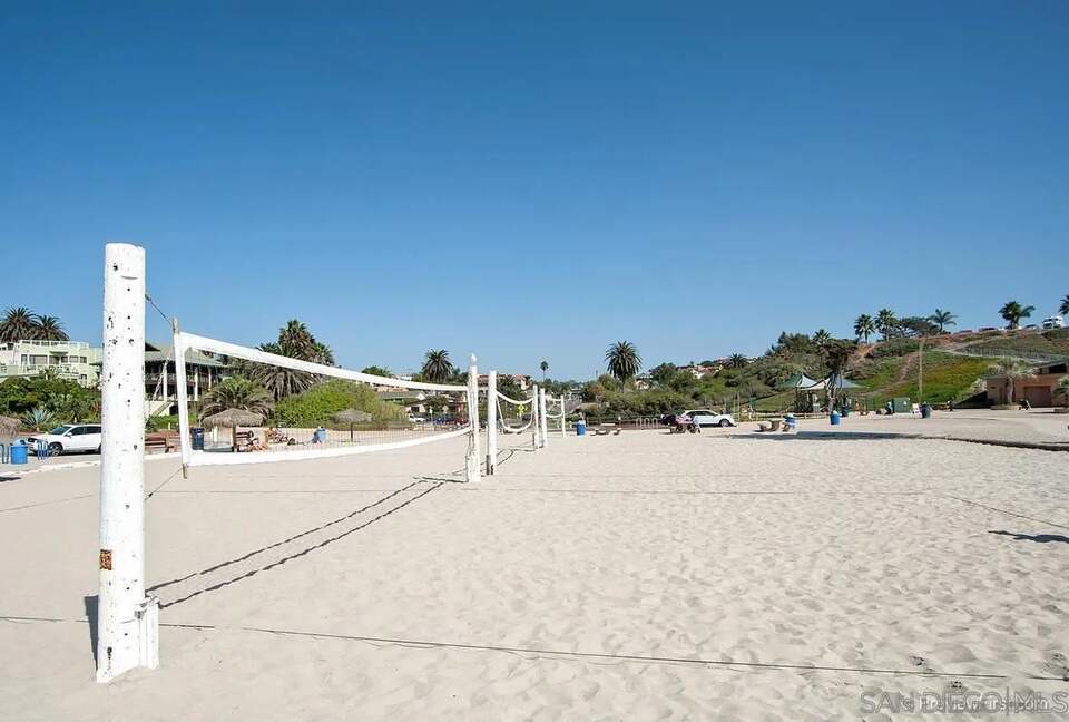Volleyball across the street
