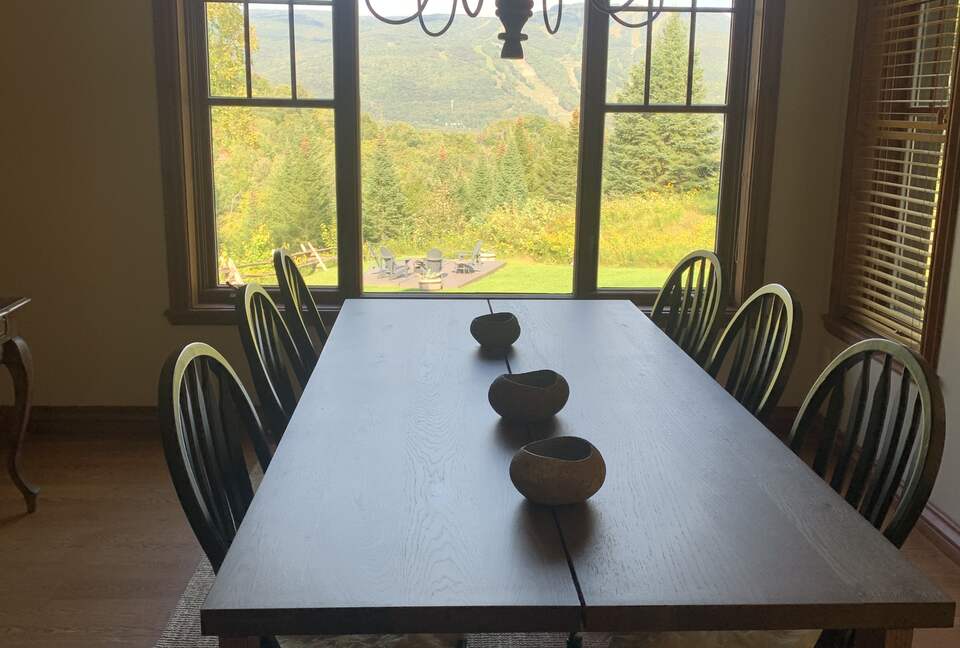 Dining room with a view!