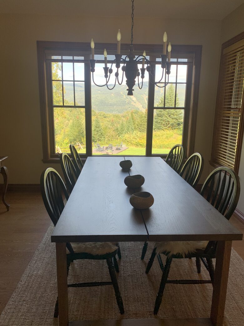 Dining room with a view!
