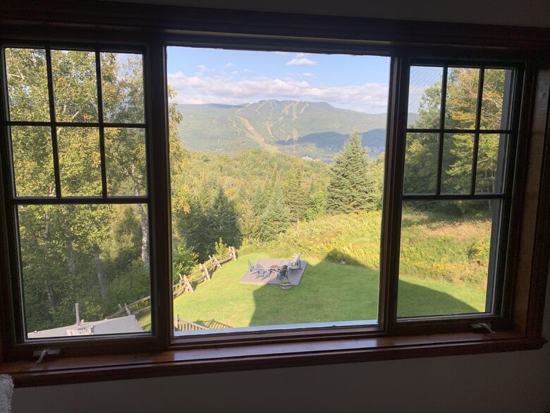 View from master bedroom