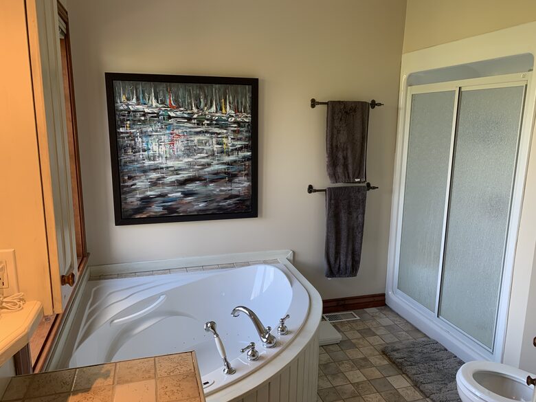 Master bedroom bathroom