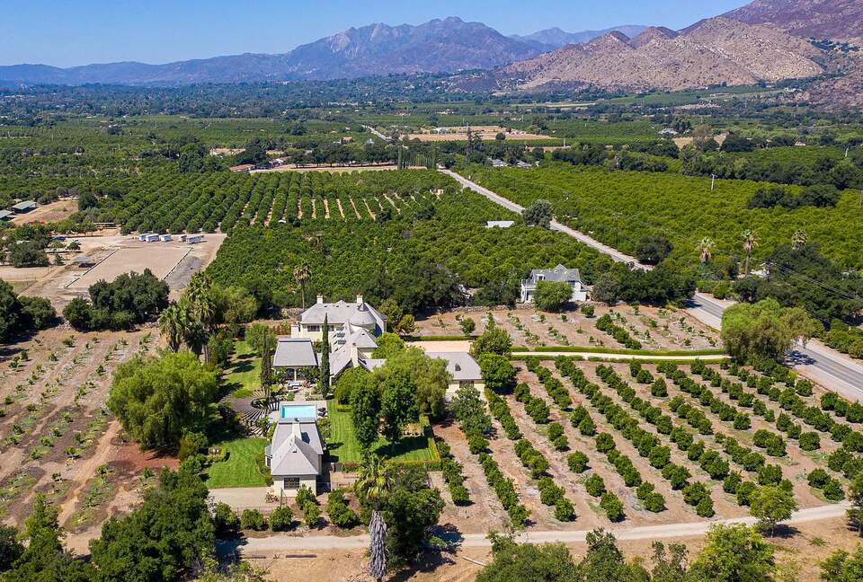 Villa Valencia Ojai | French Inspired Estate in the orange orchards of S. California - Ojai, California