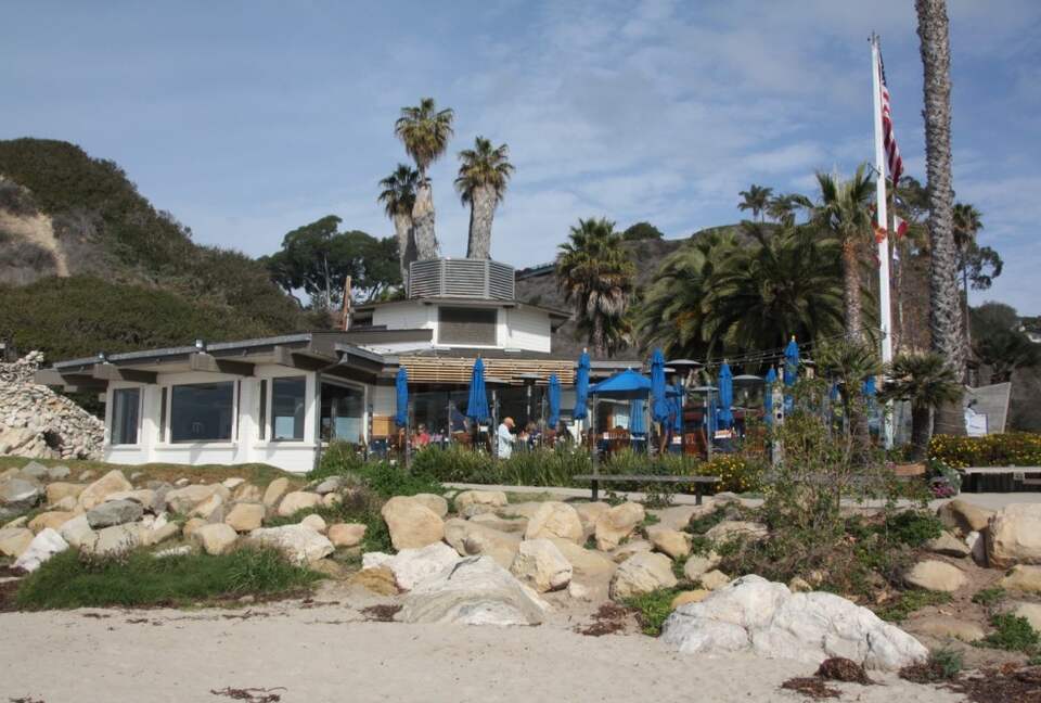 Boat house closest beach restaurant at Arroya Buro Beach 3 miles