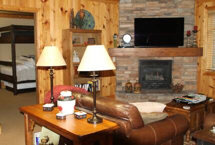 Great room.  Bunk bedroom in the background.