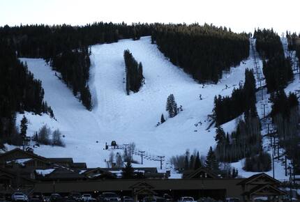 Deer Valley lower slopes.