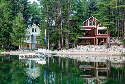 Luxury Lakefront Cottage | With Sandy Beach, Hot Tub, SUP, & Dock - Traverse City, Michigan