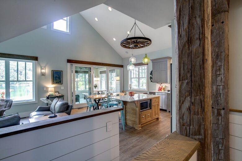 Luxury Lakefront Cottage | With Sandy Beach, Hot Tub, SUP, & Dock - Traverse City, Michigan