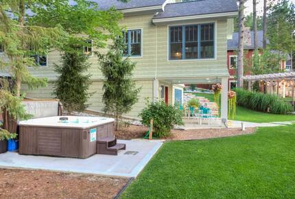 Luxury Lakefront Cottage | With Sandy Beach, Hot Tub, SUP, & Dock - Traverse City, Michigan