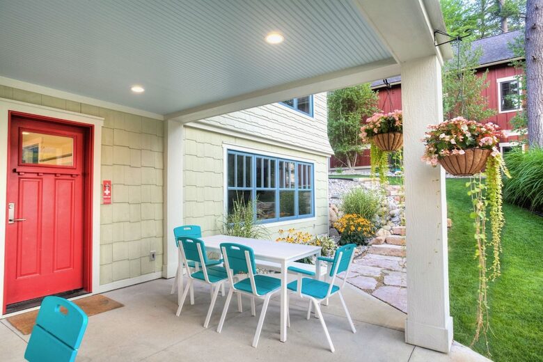 Luxury Lakefront Cottage | With Sandy Beach, Hot Tub, SUP, & Dock - Traverse City, Michigan