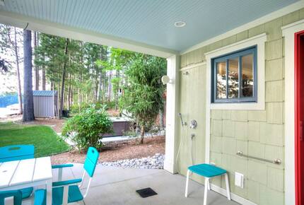 Luxury Lakefront Cottage | With Sandy Beach, Hot Tub, SUP, & Dock - Traverse City, Michigan