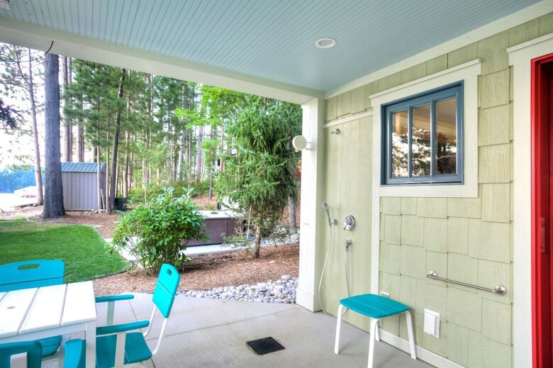 Luxury Lakefront Cottage | With Sandy Beach, Hot Tub, SUP, & Dock - Traverse City, Michigan