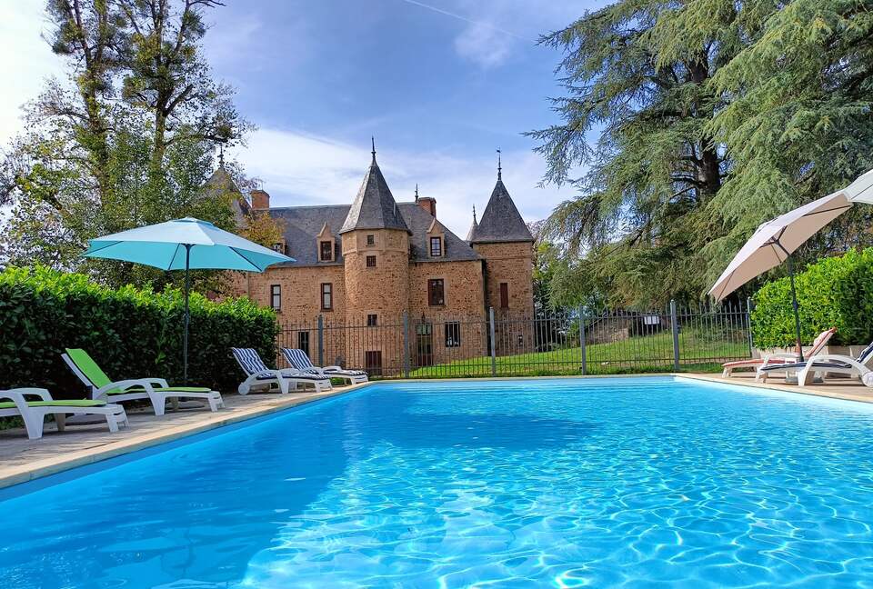 Enjoy the sun at the outdoor pool