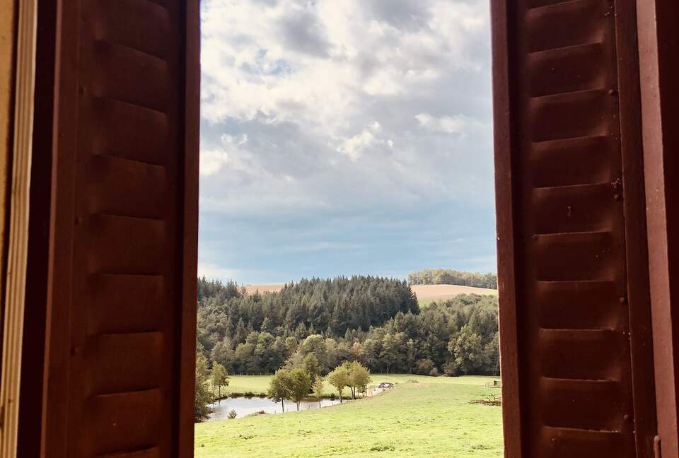 View from chambre Fontaine