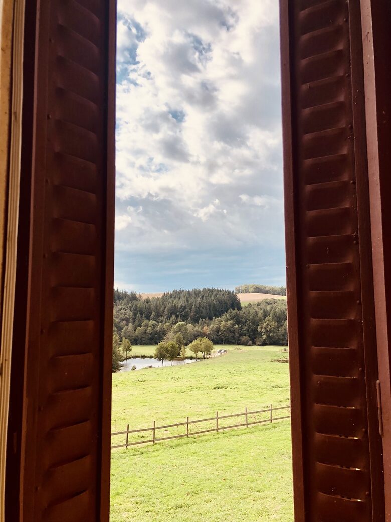 View from chambre Fontaine