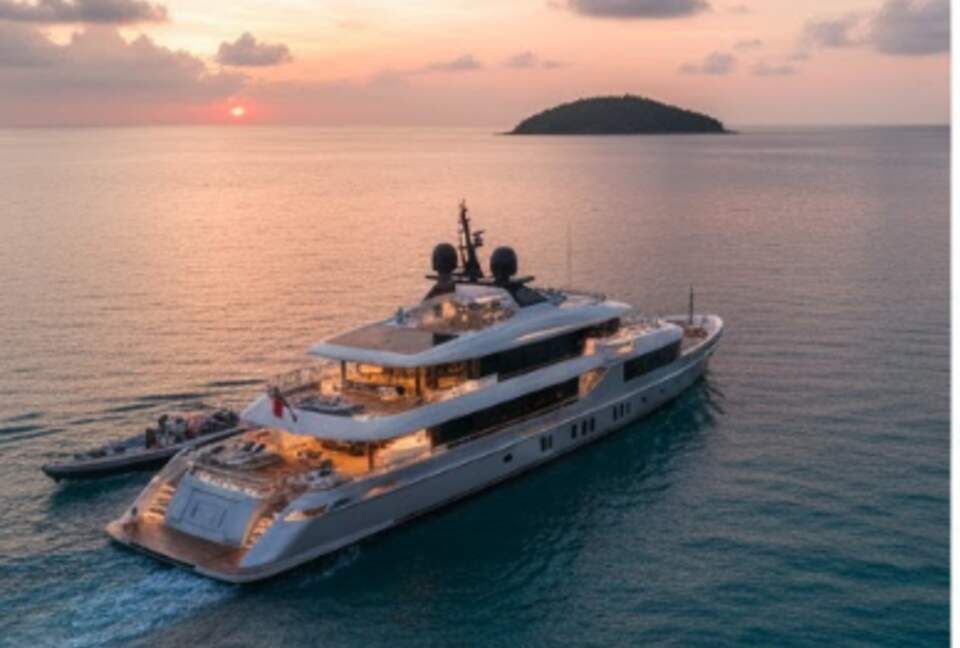 Great luxury yacht - Honolulu, Hawaii