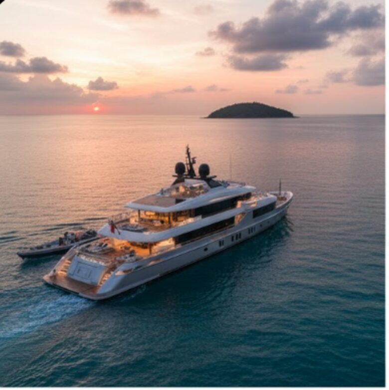 Great luxury yacht - Honolulu, Hawaii