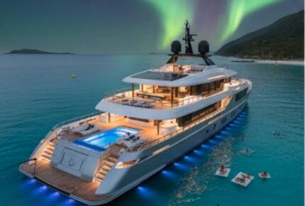 Great luxury yacht - Honolulu, Hawaii