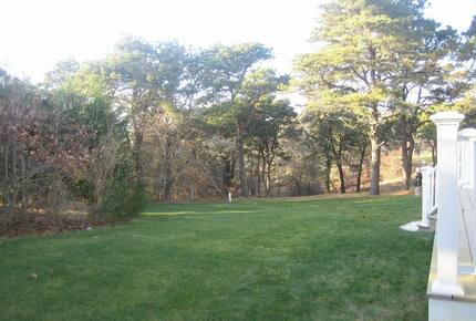 Private Back Yard with Enclosed Outdoor Hot Water Shower