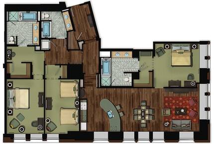 The Ritz-Carlton Club, San Francisco - 3 Bedroom - San Francisco, California