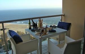Platinum Vacations - Chic Ocean View 1 Bedroom Residence - Santa Monica, California