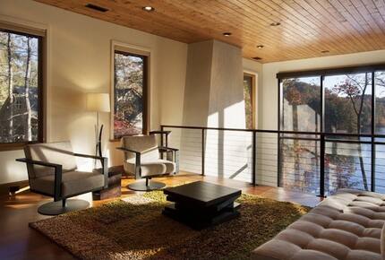 The Glass House on Lake Keowee - Sunset, South Carolina