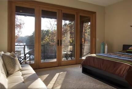 The Glass House on Lake Keowee - Sunset, South Carolina