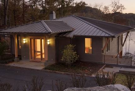 The Glass House on Lake Keowee - Sunset, South Carolina