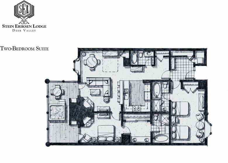 Stein Eriksen Lodge - 2 Bedroom Luxury Suite - Park City, Utah
