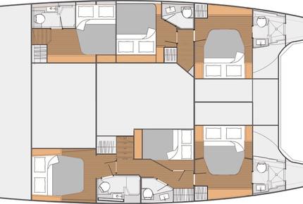 TradeWinds 52ft 5 Cabin Crewed Catamaran Cruising Class - St. Martin Sailing Vacation - Marigot, Sint Maarten (Dutch part)