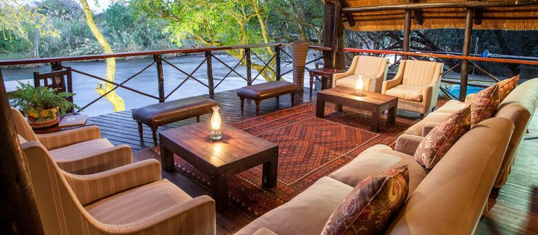 A Meru Safari Tent at the Ichingo River Lodge - Eastern Caprivi, Namibia