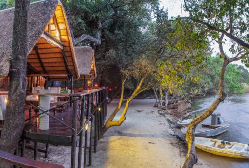 A Meru Safari Tent at the Ichingo River Lodge - Eastern Caprivi, Namibia