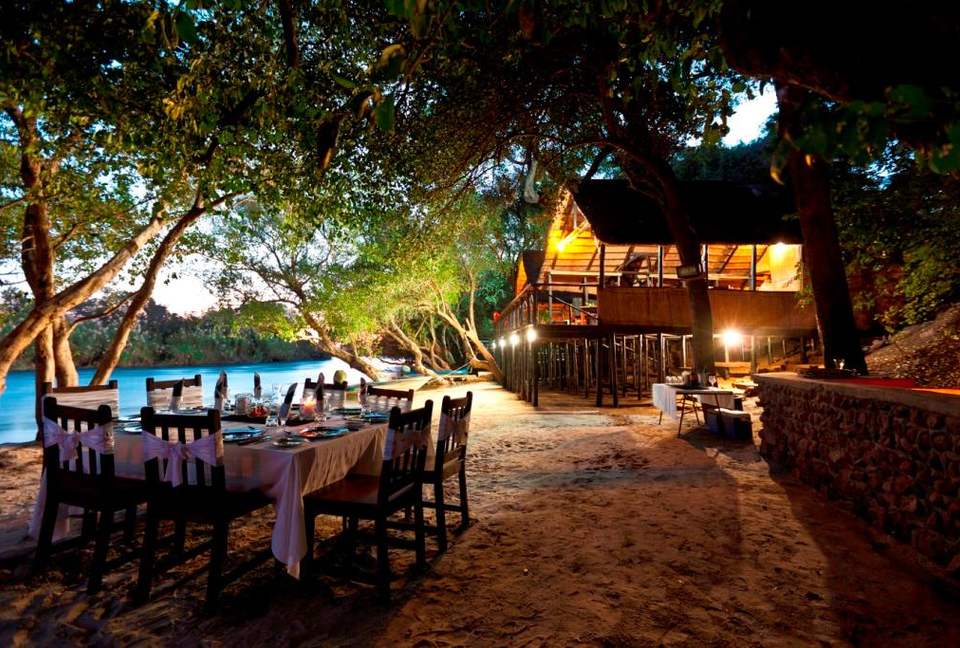 A Meru Safari Tent at the Ichingo River Lodge - Eastern Caprivi, Namibia
