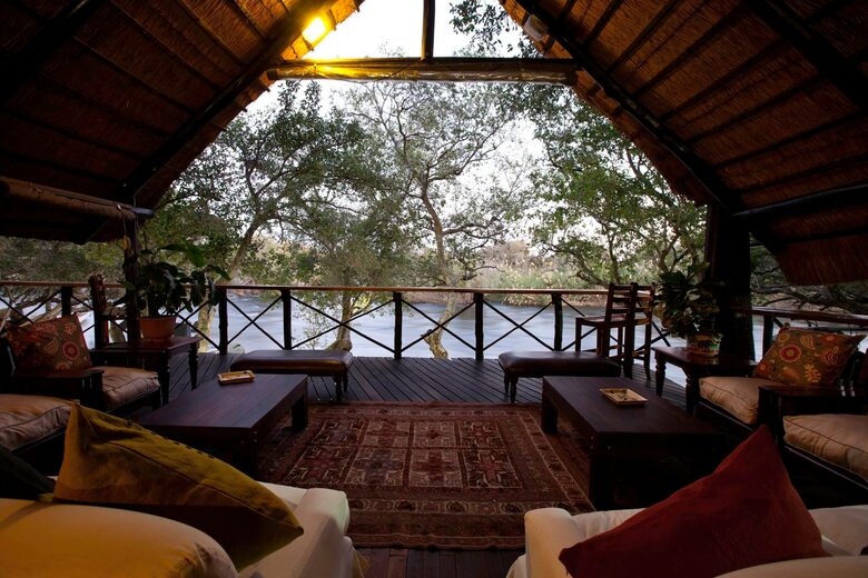 A Meru Safari Tent at the Ichingo River Lodge - Eastern Caprivi, Namibia