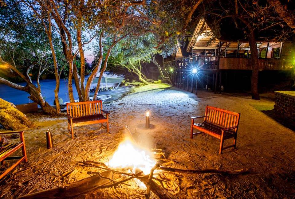 A Meru Safari Tent at the Ichingo River Lodge - Eastern Caprivi, Namibia