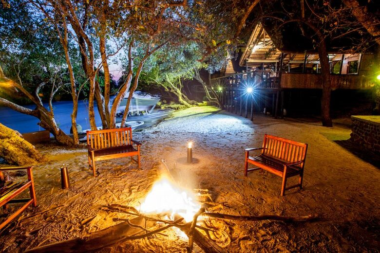 A Meru Safari Tent at the Ichingo River Lodge - Eastern Caprivi, Namibia