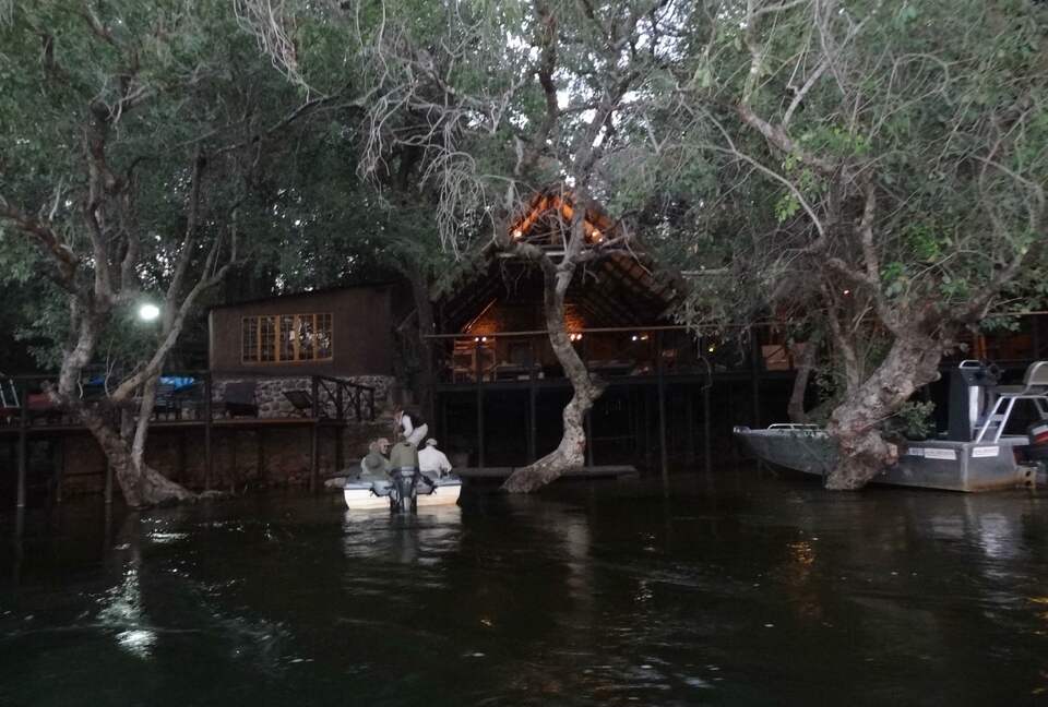 A Meru Safari Tent at the Ichingo River Lodge - Eastern Caprivi, Namibia