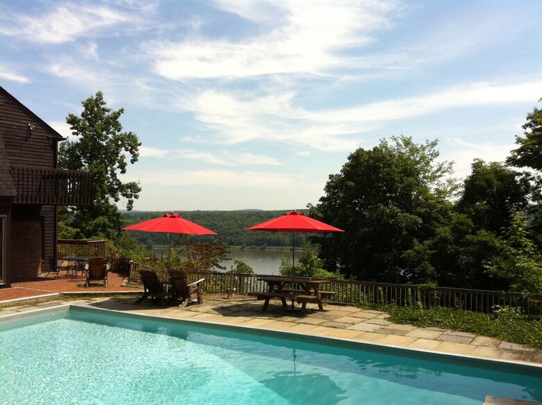 Classic Hudson Riverfront Home and Pool - Highland, New York