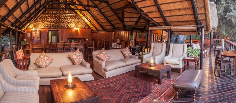A Meru Safari Tent at the Ichingo River Lodge - Eastern Caprivi, Namibia