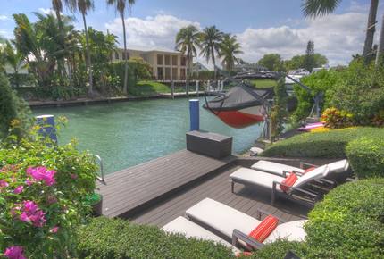 Waterfront Villa with Dock Near South Beach - Miami, Florida