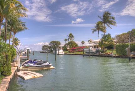Waterfront Villa with Dock Near South Beach - Miami, Florida