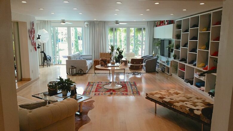 Waterfront Villa with Dock Near South Beach - Miami, Florida