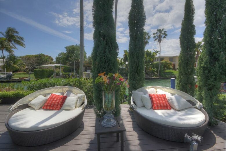 Waterfront Villa with Dock Near South Beach - Miami, Florida