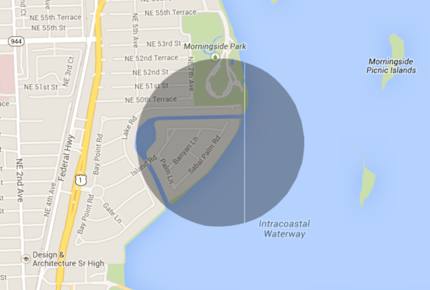 Waterfront Villa with Dock Near South Beach - Miami, Florida