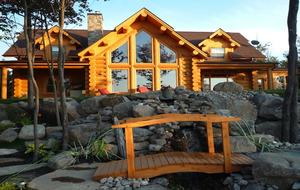 Quebec Luxury Log Home - Mille Isles, Canada